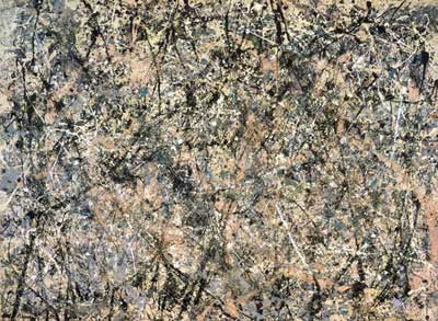 Jackson Pollock Lavanda Mist: Número 1 1950 reproduccione de cuadro