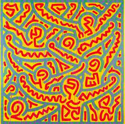 Keith Haring Sin título (3) reproduccione de cuadro