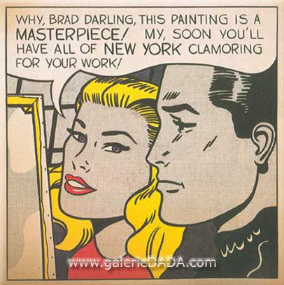 Roy Lichtenstein  reproduccione de cuadro