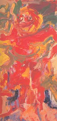 Willem De Kooning Hombre rojo con bigote reproduccione de cuadro