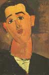 Amedeo Modigliani Juan Gris reproduccione de cuadro