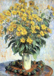 Claude Monet Alcachofas de Jerusalén reproduccione de cuadro