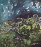 Domenico El Greco ToledoCity in Ontario Canada reproduccione de cuadro