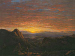 Frederic Edwin Church Mañana mirando hacia el este sobre el valle de Hudson reproduccione de cuadro