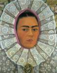 Frida Kahlo Auto-Retrato 2 reproduccione de cuadro