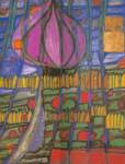 Friedensreich Hundertwasser ¿Lluvia de Blood? (2) reproduccione de cuadro