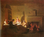 George Caleb Bingham Vida familiar en la frontera reproduccione de cuadro