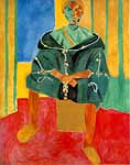 Henri Matisse Riffian sentado reproduccione de cuadro