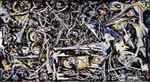 Jackson Pollock Niña Nocturna reproduccione de cuadro