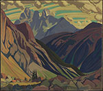 James E. H. MacDonald Mount Goodsir, Yoho Park reproduccione de cuadro