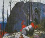 Lawren Harris Colina de Algoma reproduccione de cuadro