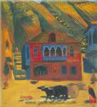 Martiros Saryan Buenas tardes. Viejo Tiflis reproduccione de cuadro