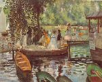 Pierre August Renoir La Grenouillere reproduccione de cuadro