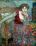 Pierre Bonnard Retrato de una mujer reproduccione de cuadro