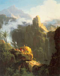 Thomas Cole San Juan en el desierto reproduccione de cuadro