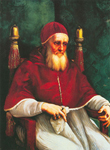 Titian Retrato del Papa Julio II reproduccione de cuadro