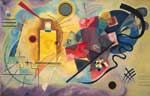 Vasilii Kandinsky Amarillo - Rojo - Azul reproduccione de cuadro