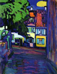 Vasilii Kandinsky Casas en Murnau en Obermark reproduccione de cuadro