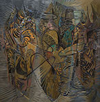 Wolfgang Paalen Los Cosmogones reproduccione de cuadro