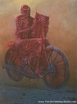 Zdzislaw Beksinski Jinete de motos reproduccione de cuadro