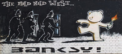 Banksy L'Ouest doux et doux reproduction-de-tableau
