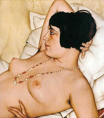 Christian Schad Halbakt reproduction-de-tableau