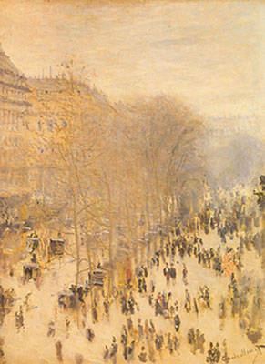 Claude Monet Boulevard des capucines reproduction-de-tableau