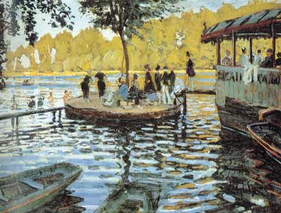Claude Monet La Grenouillère reproduction-de-tableau