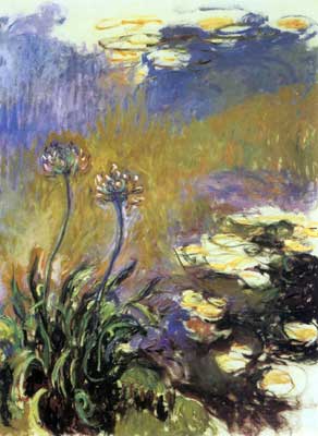 Claude Monet L'Agapanthus reproduction-de-tableau