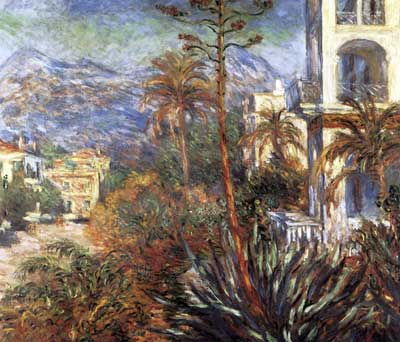 Claude Monet Les Villas à Bordighera reproduction-de-tableau