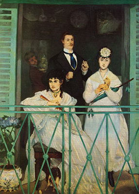 Edouard Manet Le balcon reproduction-de-tableau