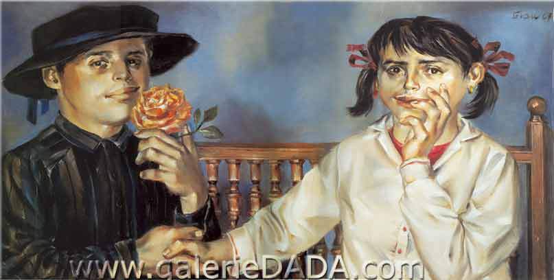 Enrique Grau Fiances reproduction-de-tableau