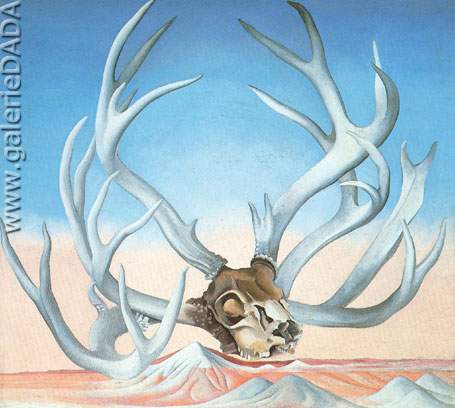 Georgia OKeeffe De la lointaine proximité reproduction-de-tableau