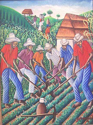 Gerard Valcin Kombite reproduction-de-tableau