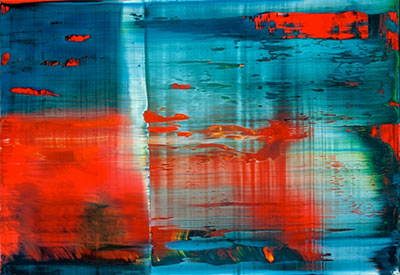 Gerhard Richter Peinture abstraite reproduction-de-tableau