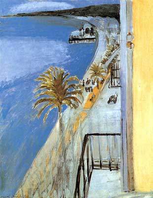 Henri Matisse La baie de Nice reproduction-de-tableau