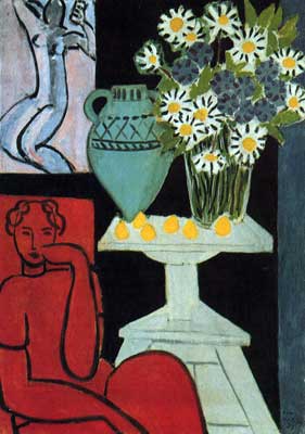 Henri Matisse Les marguerites reproduction-de-tableau