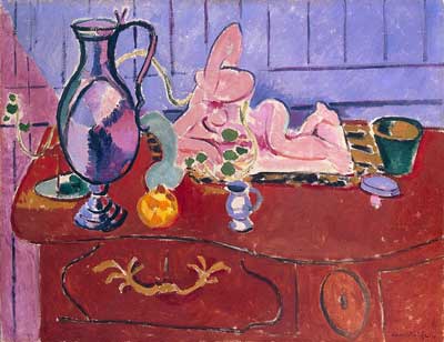 Henri Matisse Statuette rose et JUG reproduction-de-tableau