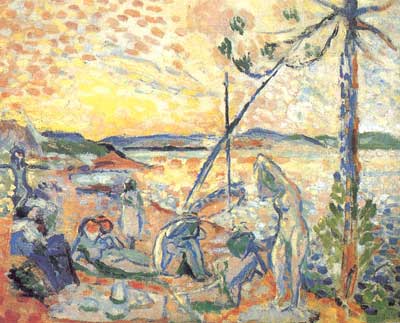 Henri Matisse étudier pour le calme et le désir de luxe reproduction-de-tableau