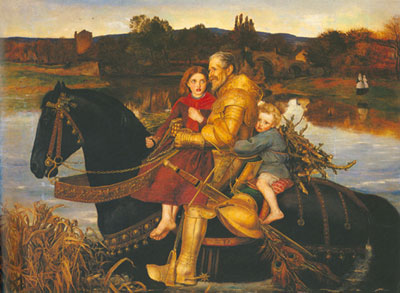 John Everett Millais Un rêve du passé reproduction-de-tableau