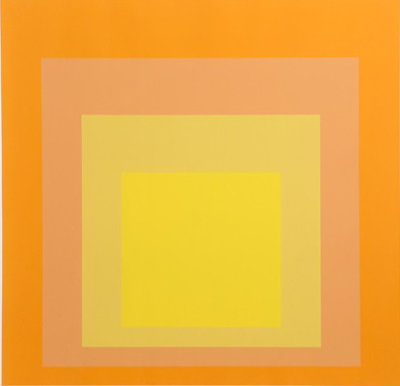 Josef Albers Hommage au jaune carré reproduction-de-tableau