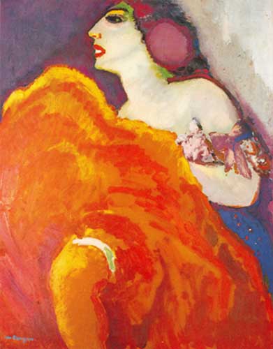 Kees van Dongen Danseur en rouge reproduction-de-tableau