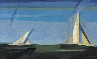 Lyonel Feininger Marine reproduction-de-tableau