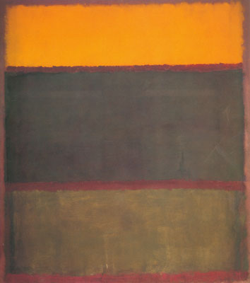 Mark Rothko Orange, vin, gris sur prune reproduction-de-tableau