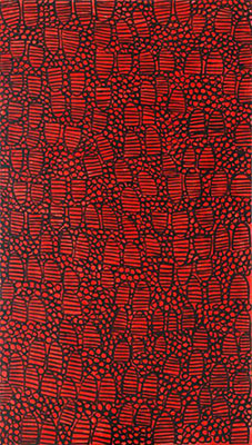 Minnie Pwerle Awelye-Body Painting Womens Story reproduction-de-tableau