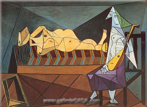Pablo Picasso Sérénade de l'aube reproduction-de-tableau