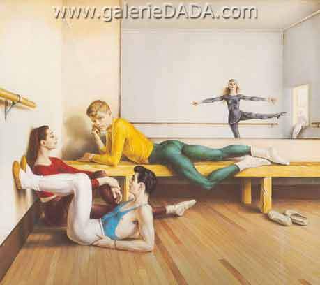 Paul Cadmus Réflexion reproduction-de-tableau