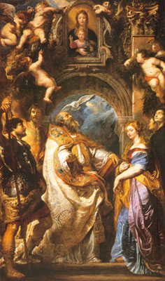 Peter Paul Rubens La Madonna Di Vallicella reproduction-de-tableau