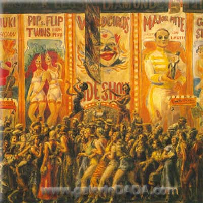 Reginald Marsh Pip et flip reproduction-de-tableau