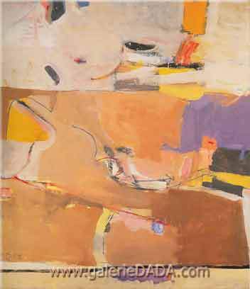 Richard Diebenkorn Berkeley n ° 1 reproduction-de-tableau